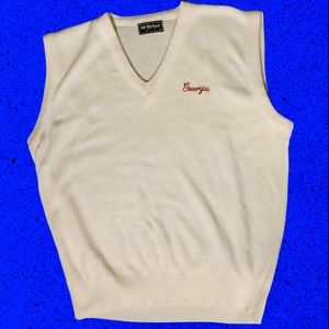 Vintage unisex University of Georgia Bulldogs mcbriar vest